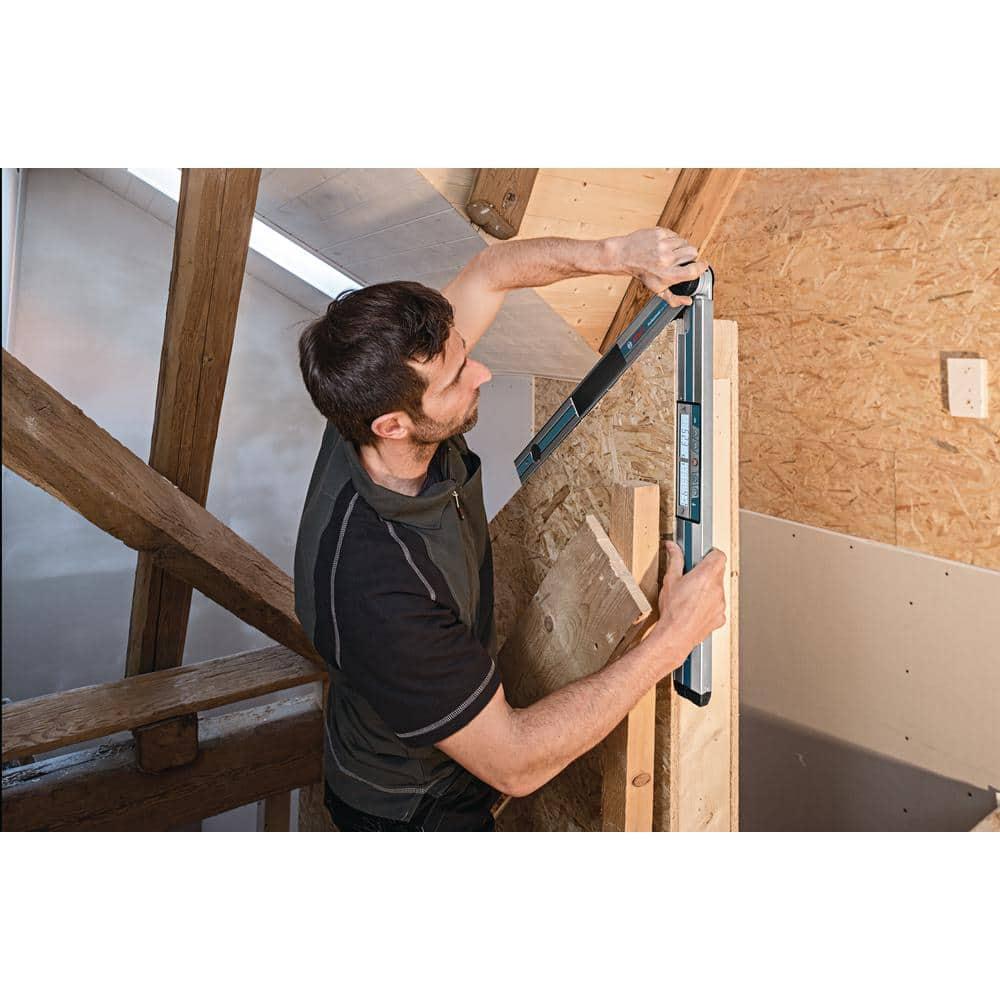 Miter Finder Digital Angle Finder Features Inclinometer, Miter Cut Calculator, Protractor, Digital Level with Case