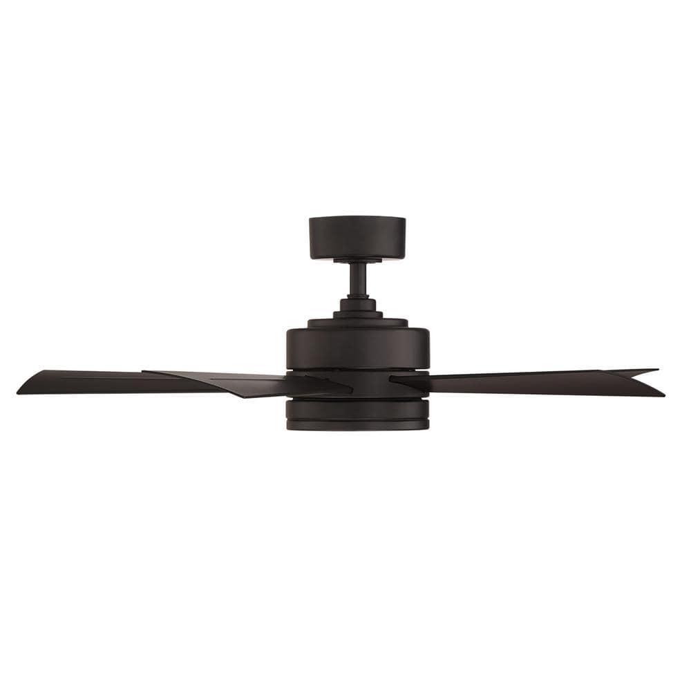 Wynd 5 - Blade Outdoor /Indoor Smart Ceiling Fan with Remote Control and LED Light Kit Included, Works With Alexa and iOS or Android App