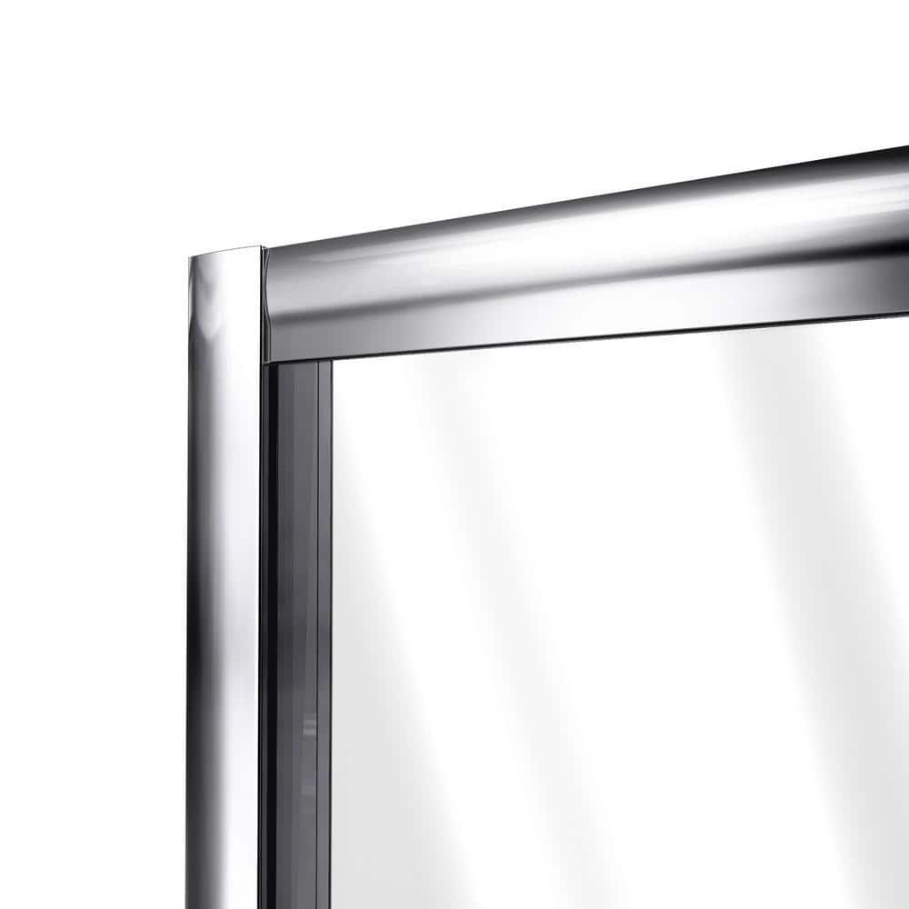 DreamLine Flex 36 in. D x 48 in. W x 74 3/4 in. H Semi-Frameless Shower Enclosure