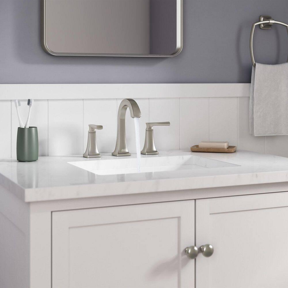 American Standard Belmeade Widespread Faucet 2-handle Bathroom Faucet with Drain Assembly 7426801.295