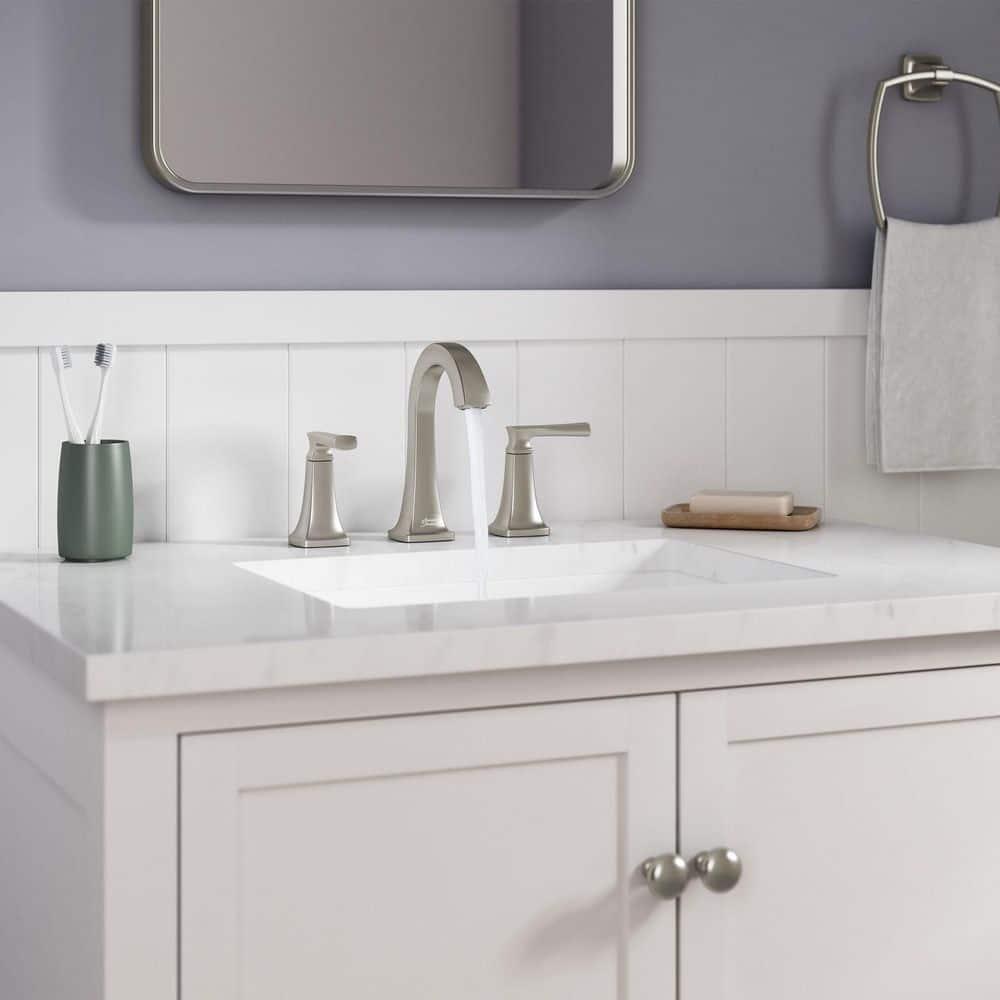 American Standard Belmeade Widespread Faucet 2-handle Bathroom Faucet with Drain Assembly 7426801.295