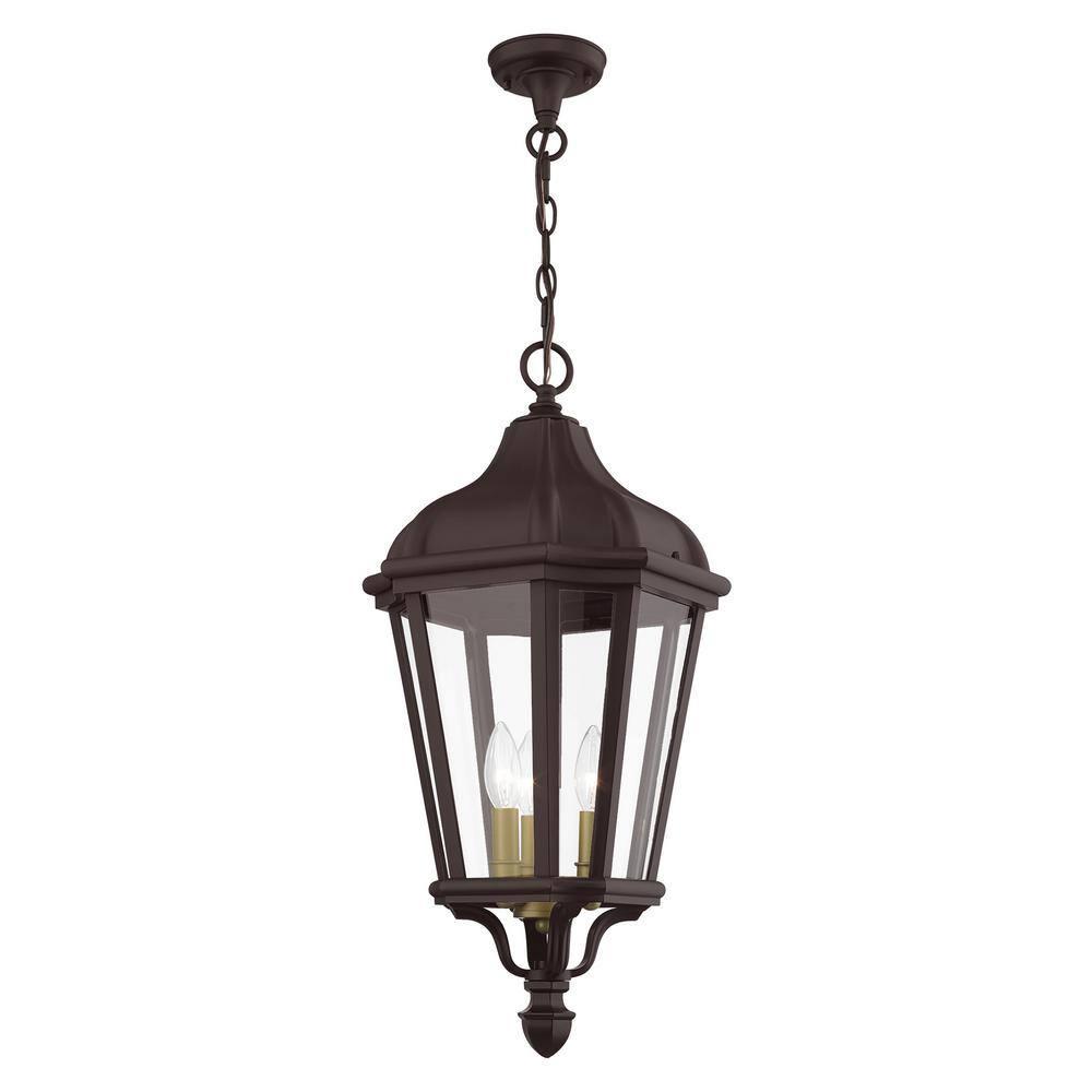 Livex Lighting Morgan 3 - Light Pendant in  Bronze