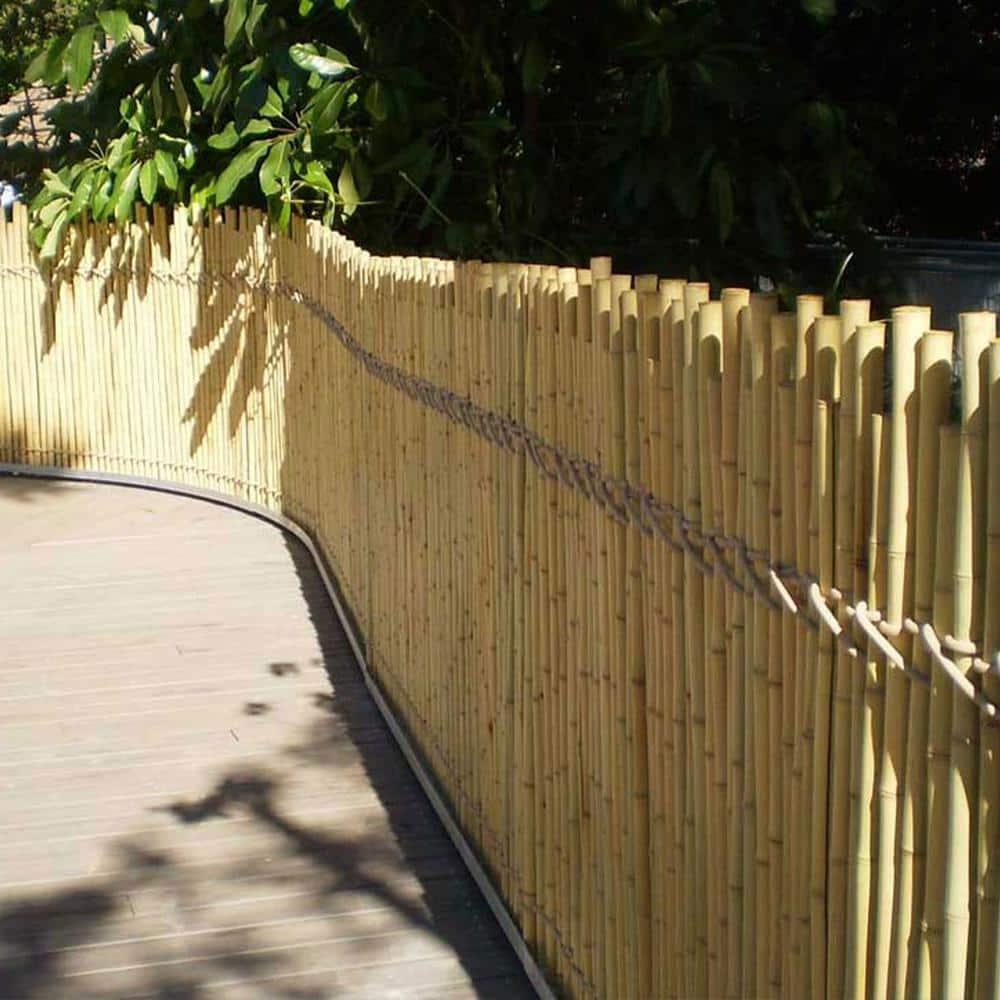 Backyard X-Scapes Solid Bamboo Poles for Structural Design and Weight-bearing Support (Set of 6)