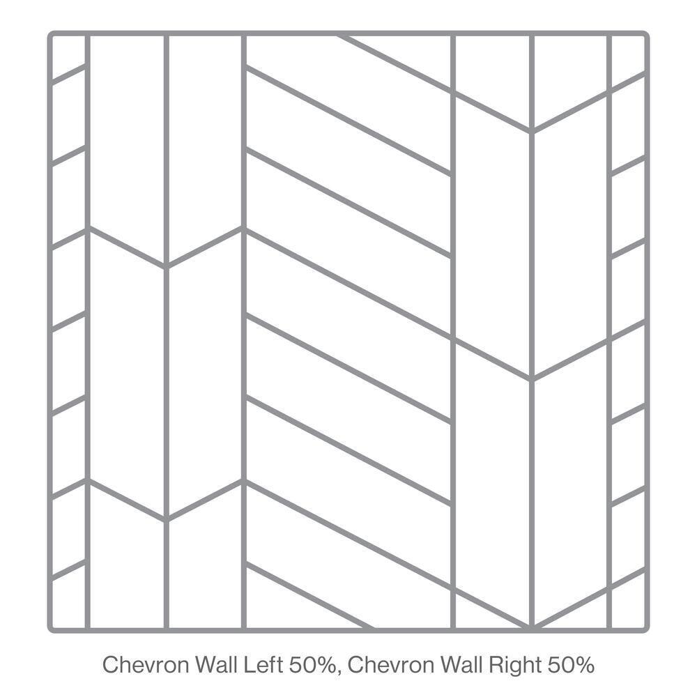 Bedrosians Sorrento Gloss Ceramic Tile 2.5" x 10", Right-Side, Fiore (18-Pack, 3.26 SF)