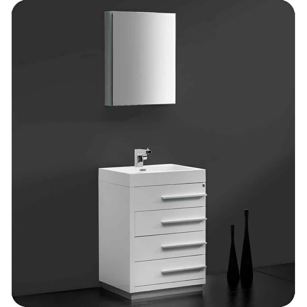 Fresca Livello 24" Single Bathroom Vanity Base Only