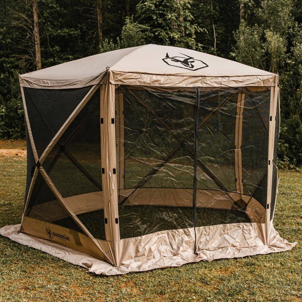 Gazelle Tents™, G5 5-Sided Portable Gazebo, Hub Screen Tent, TriTech Mesh, GG502DS