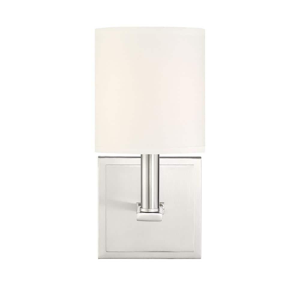 Savoy House Waverly 1 - Light Wall Light in  Satin Nickel