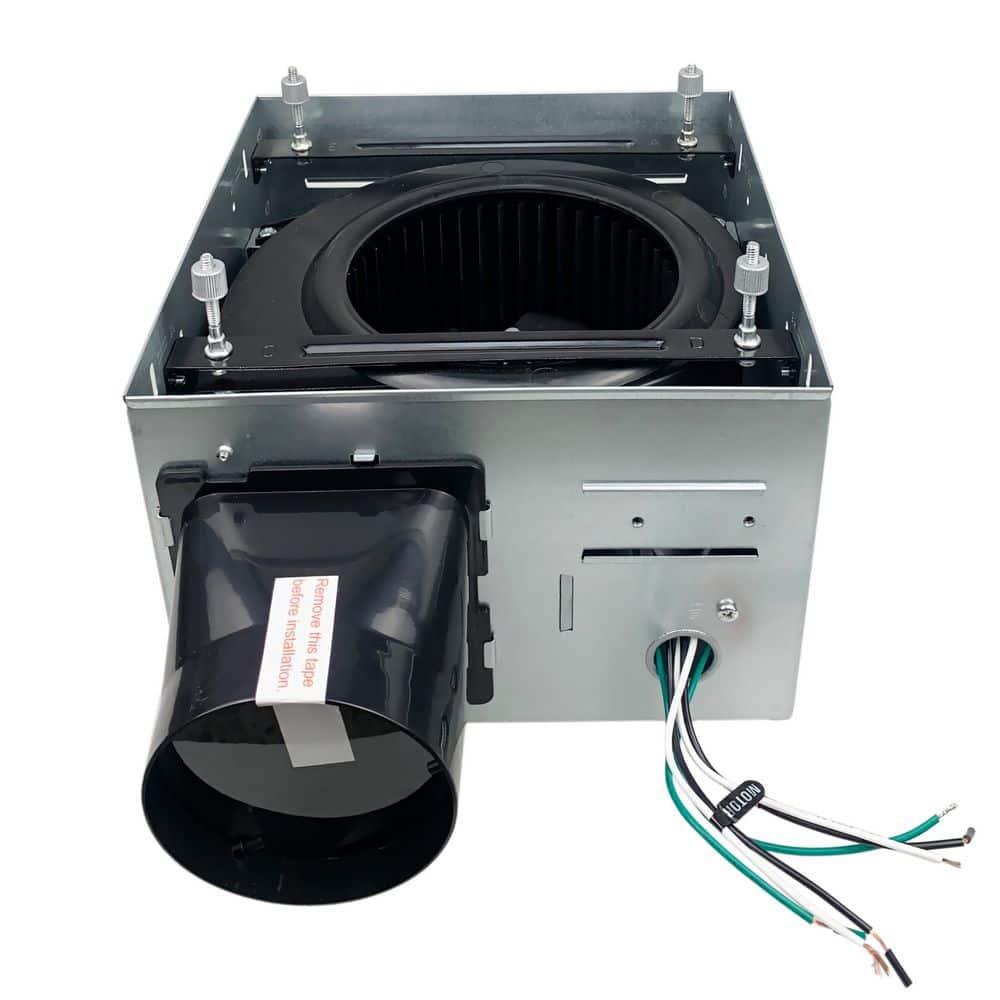 Brushed Nickel Round LED Ceiling Mount Exhaust Fan