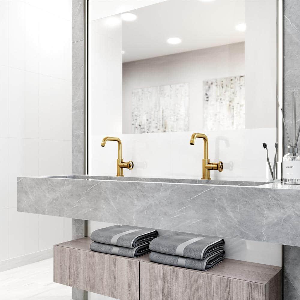 Cass 9" H Single Handle Single Hole Bathroom Faucet