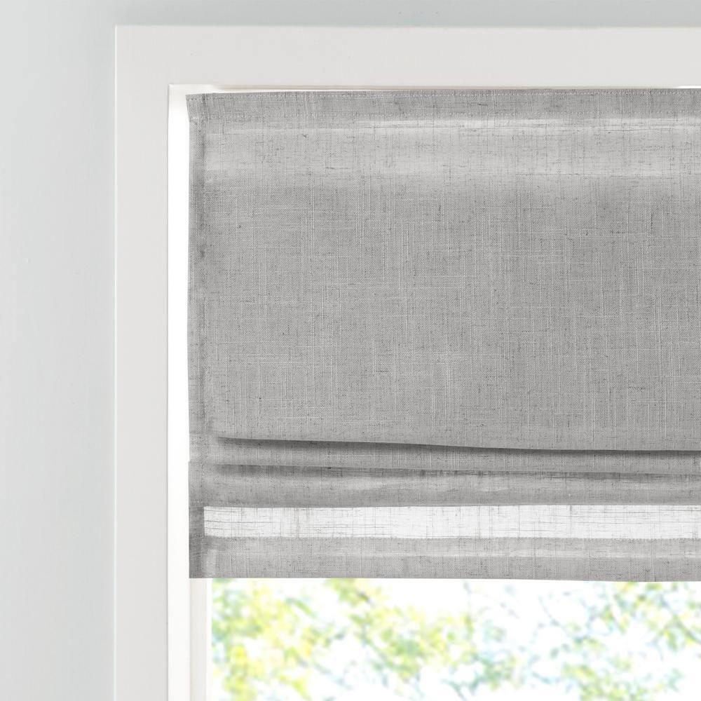 Kyler Linen Blend Light Filtering Roman Shade