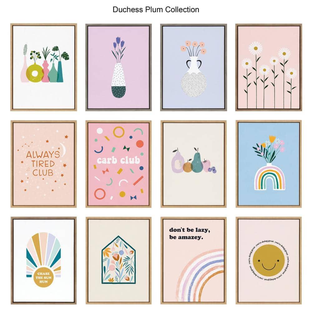 " Happy Flowers " by Duchess Plum (Aislinn Simmonds) Painting Print