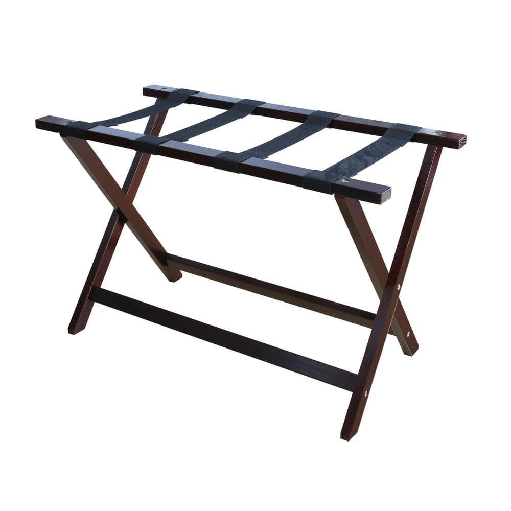 ROTSEN FURNITURE LLC. Heavy Duty Solid Wood Extra Wide Luggage Rack