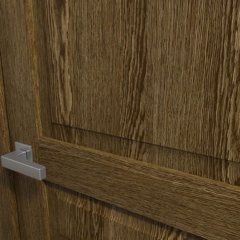 SARTODOORS Interior Solid French Door | Ego 5012 | Single Regular Panel Frame Handle | Bathroom Bedroom Modern Doors