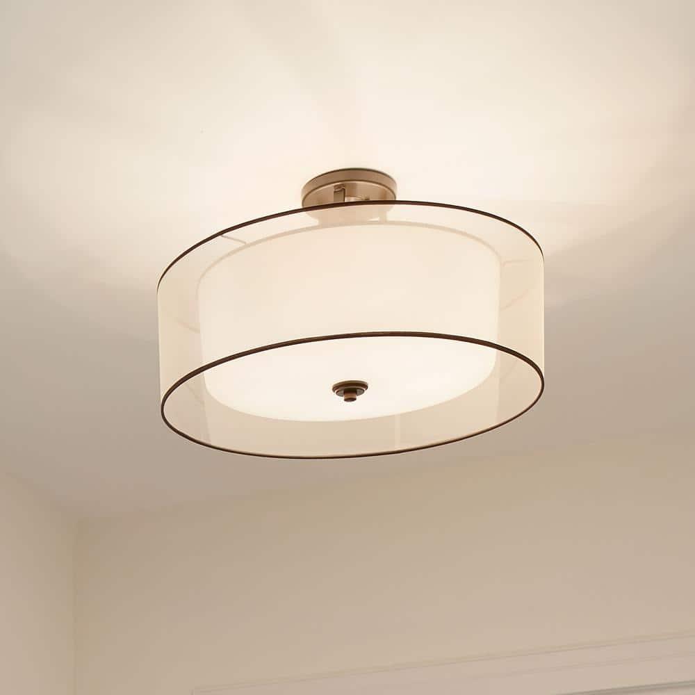 Kichler Lighting Lacey 5 - Light Semi-Flush Mount in  Mission Bronze
