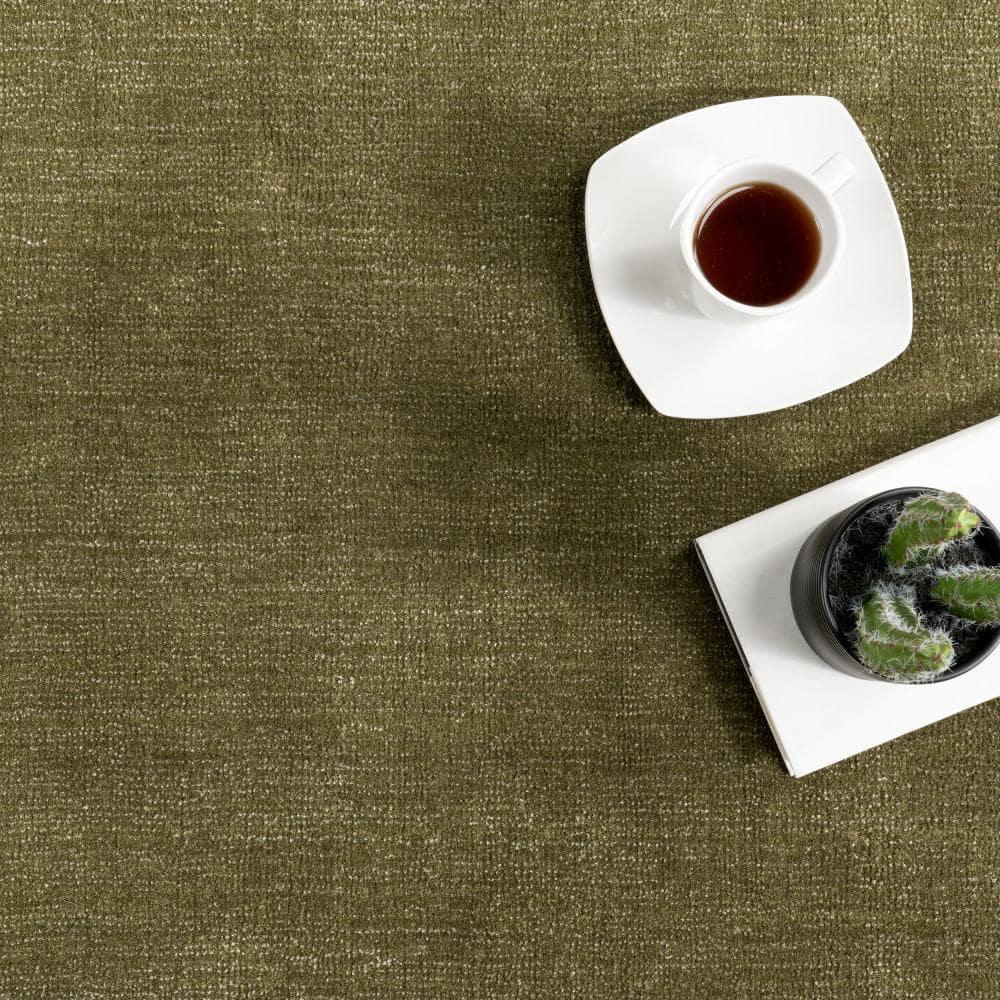 Milchan High Low Wool Blend Area Rug