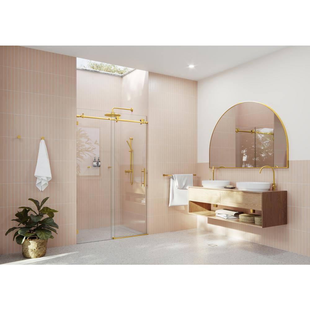 Eclipse 44 - 48 in. x 78 in. Fully Frameless Sliding Shower Door