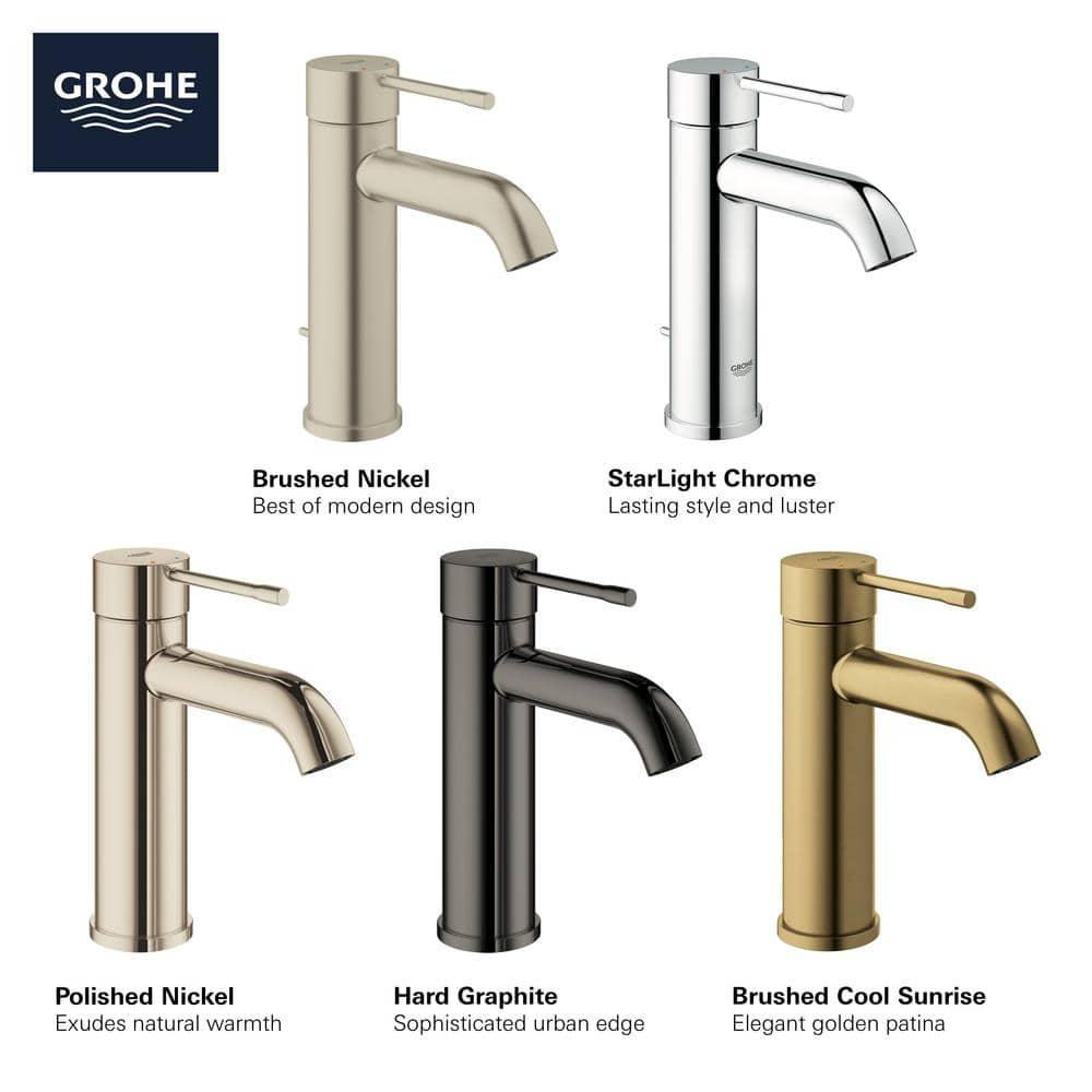 Essence New Single Hole Bathroom Faucet with Drain Assembly