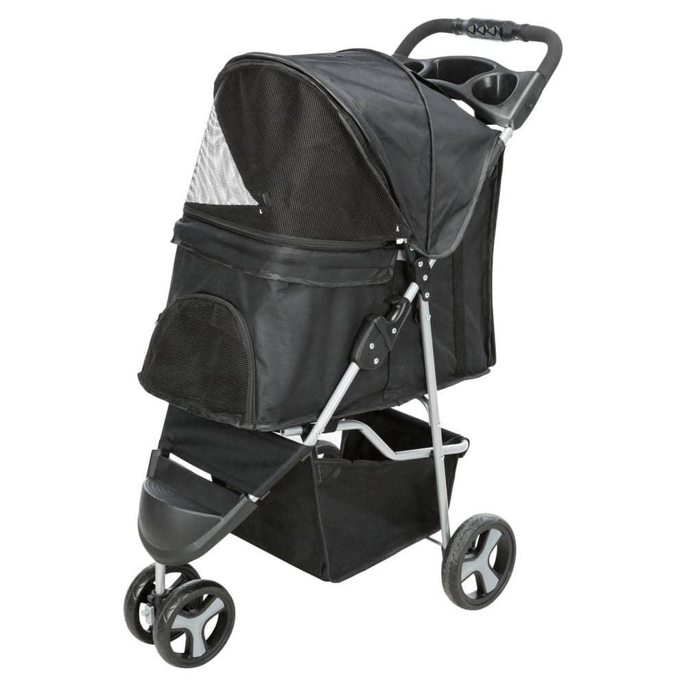 TRIXIE TRIXIE Dog Stroller for Small Dogs and Cats, Lightweight and Compact Pet Stroller