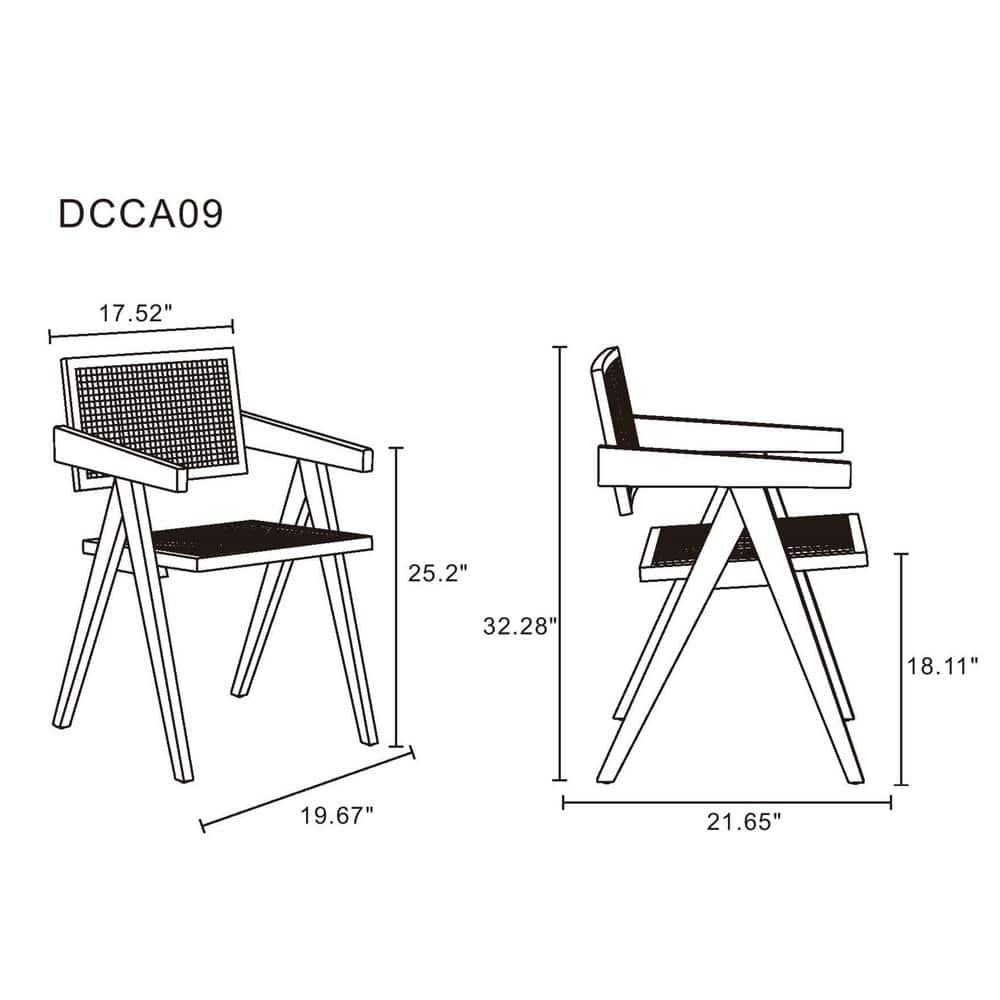 Solid Wood Armchair