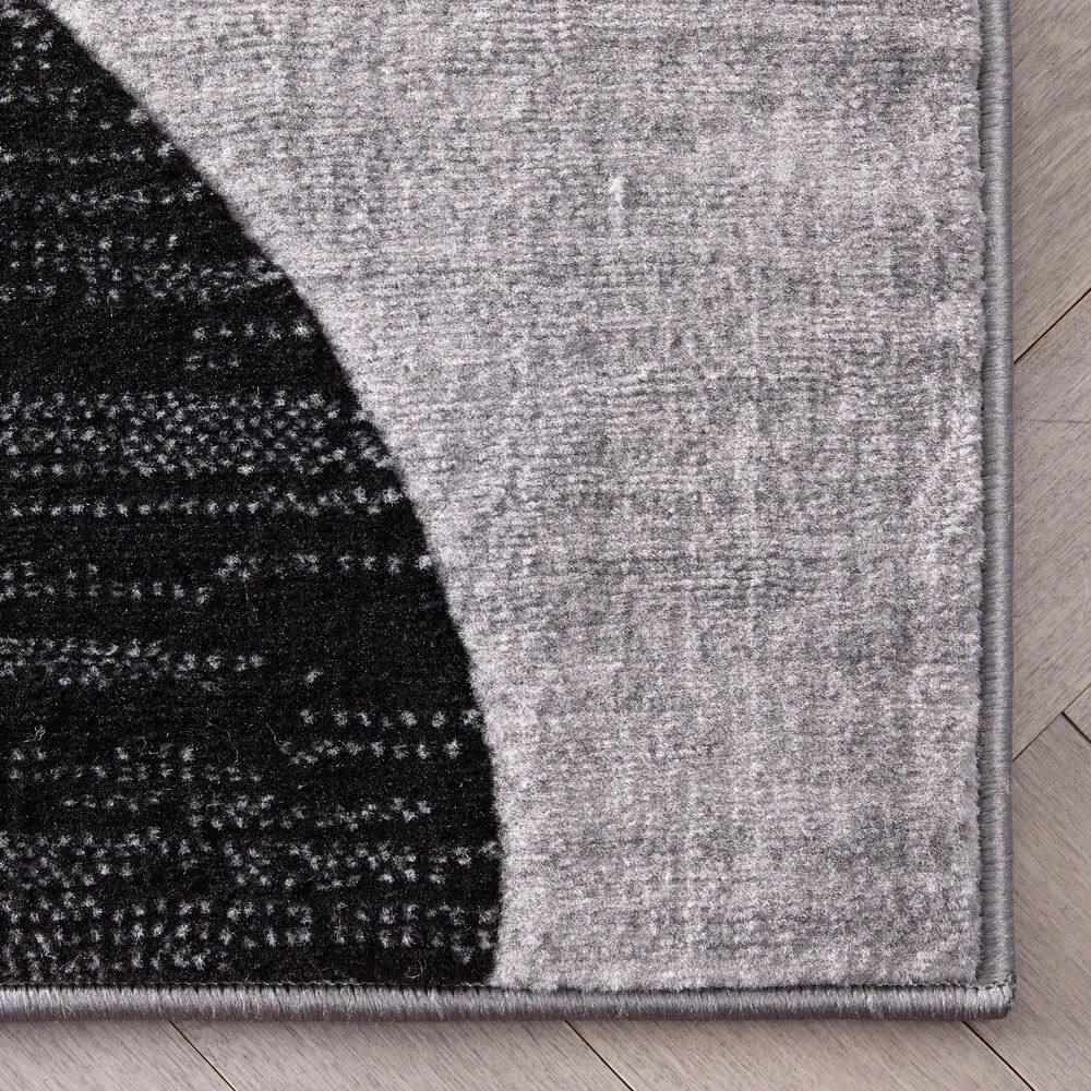 Well Woven Dulcet Bingo Modern Geometric Grey 3'11" x 5'3" Area Rug