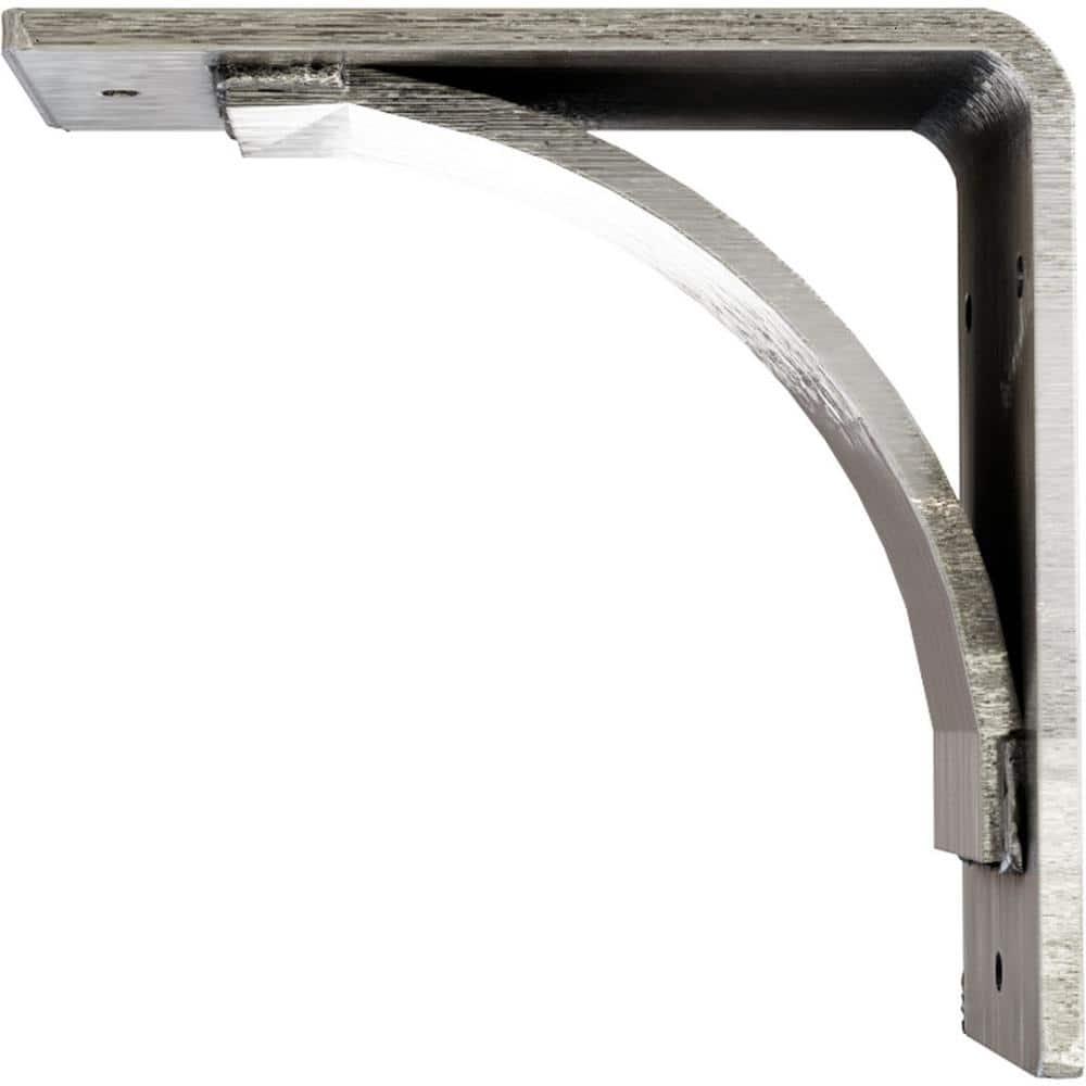 Ekena Millwork 3"W x 6"D x 6"H Morris Steel Bracket, Unfinished