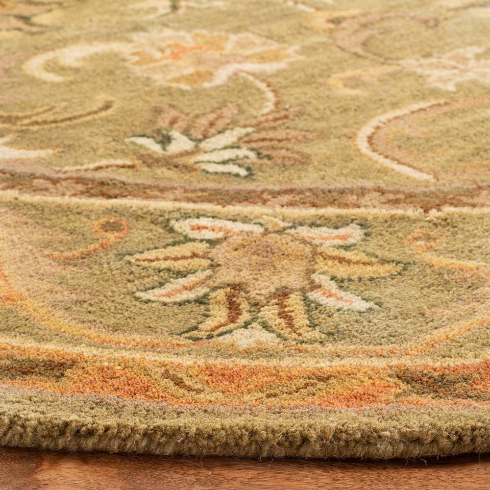 Antiquity AT52 Hand Tufted Indoor Accent Rug - Olive/Gold - 2'x4' - Safavieh