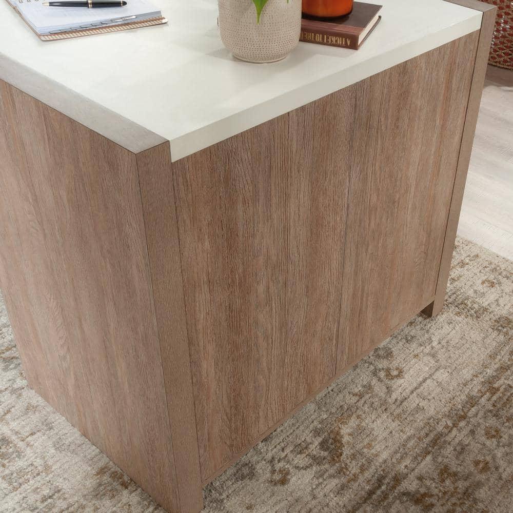 Sauder Dixon City Computer Desk Brushed Oak