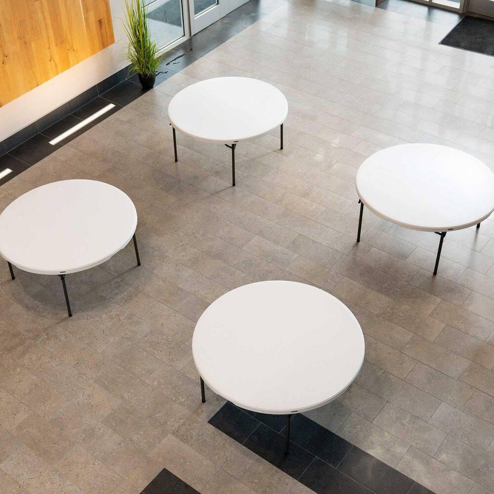 Lifetime 60-inch Round Nesting Table - 4 Pk (Commercial) - 480301