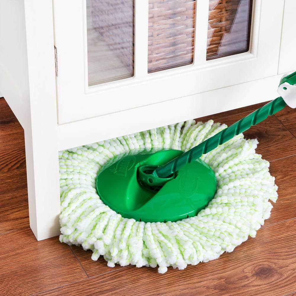 Libman Tornado Spin Mop and Bucket System | All-in-One Floor Cleaning Kit with Advanced Microfiber Head