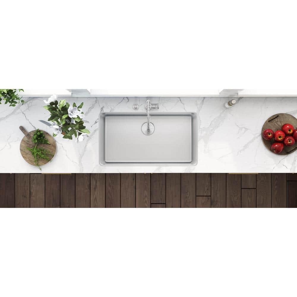 Ruvati 32-inch Undermount Kitchen Sink 16 Gauge Stainless Steel