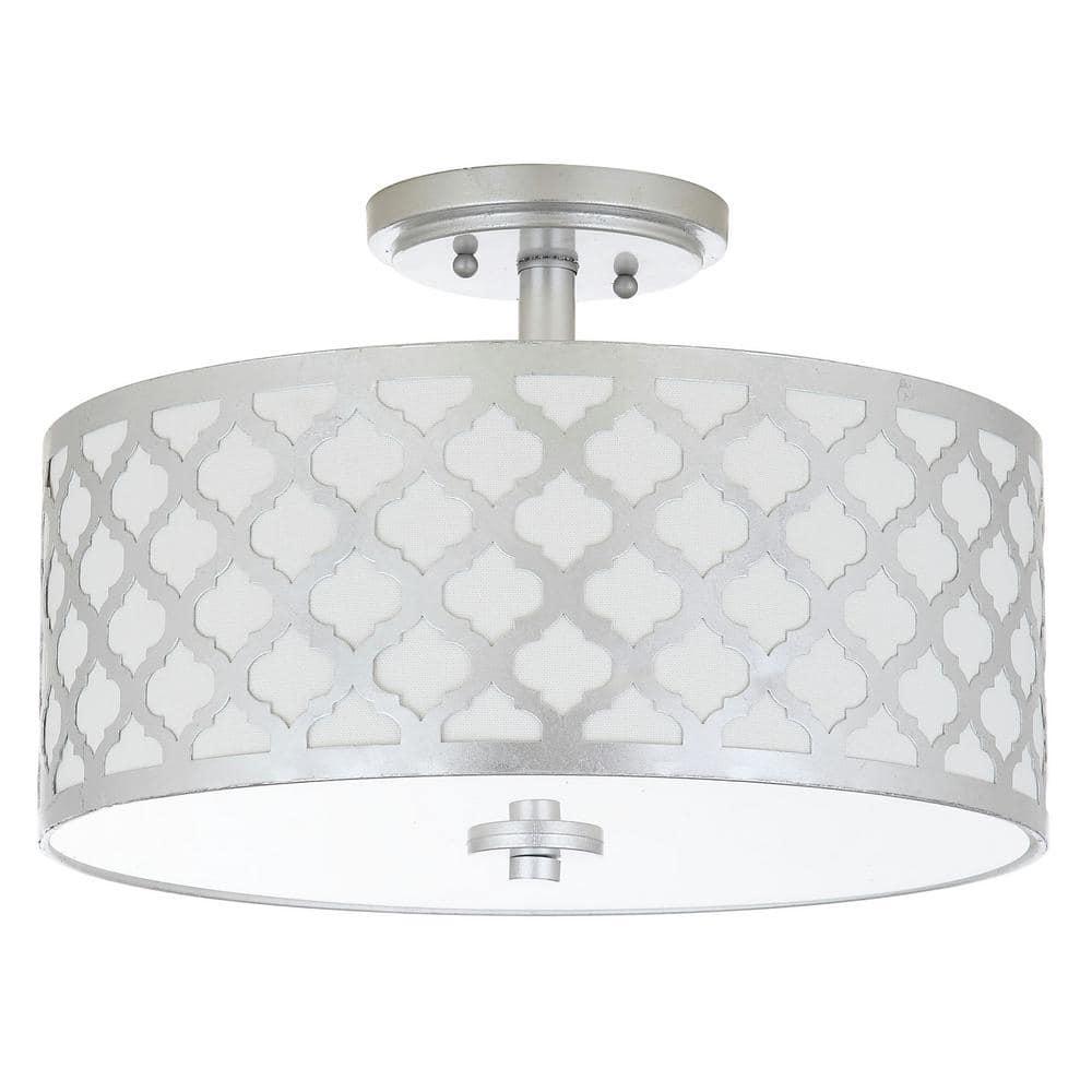 Kora Flush Mount - FLU4000 - Silver - Safavieh