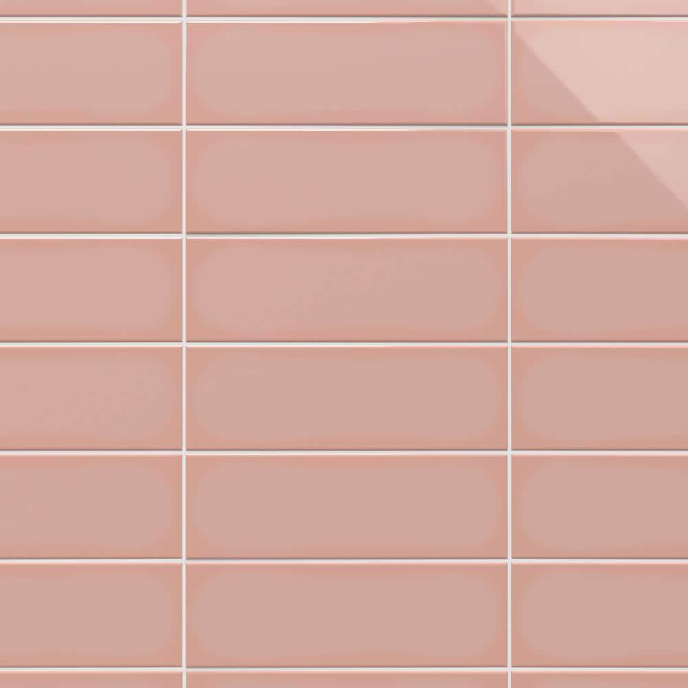Remington 3.93 in. x 11.81 in. Polished Porcelain Subway Wall Tile (13.55 Sq. Ft. / Case)