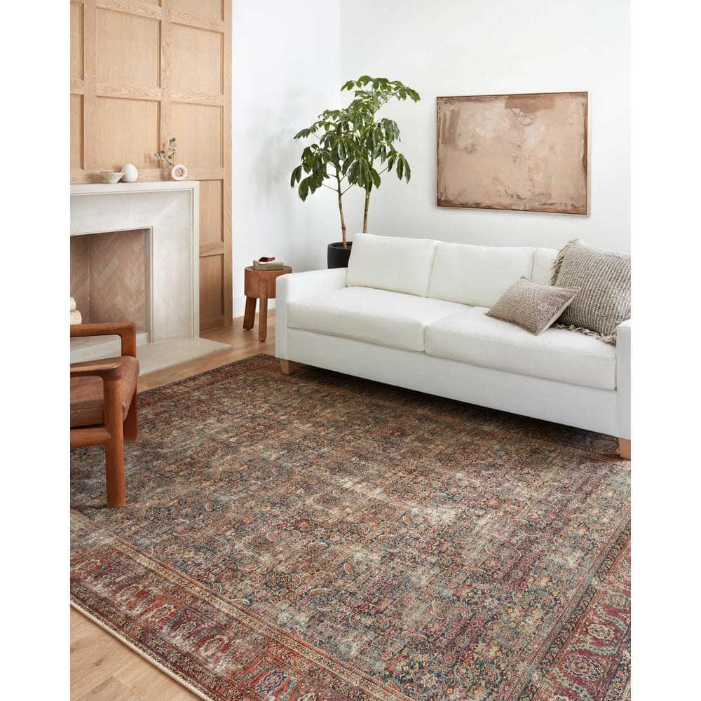 Loloi II Wynter WYN-09 Onyx / Multi Oriental Area Rug 8'-6" x 11'-6"