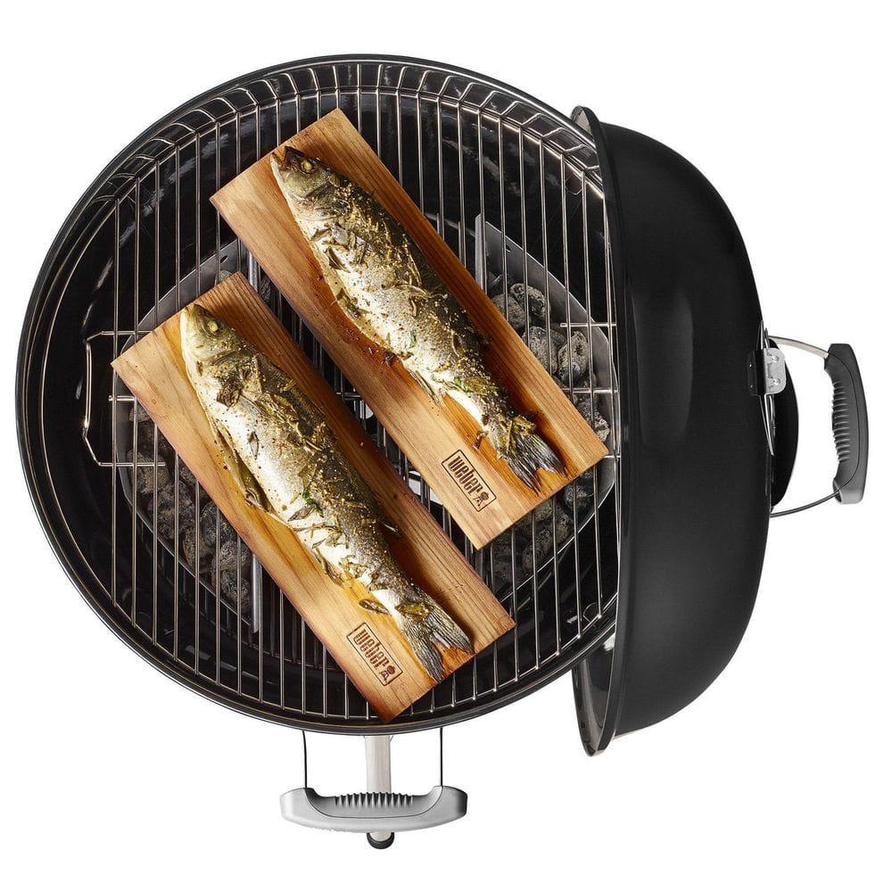 Weber Original Kettle Premium 22-Inch Charcoal Grill - Black - 14401001