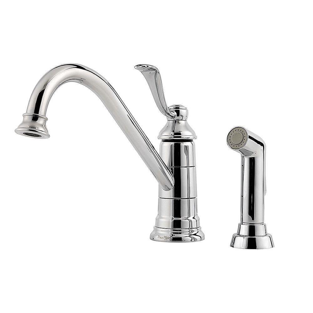 Portland Single Handle Kitchen Faucet with Side Spray