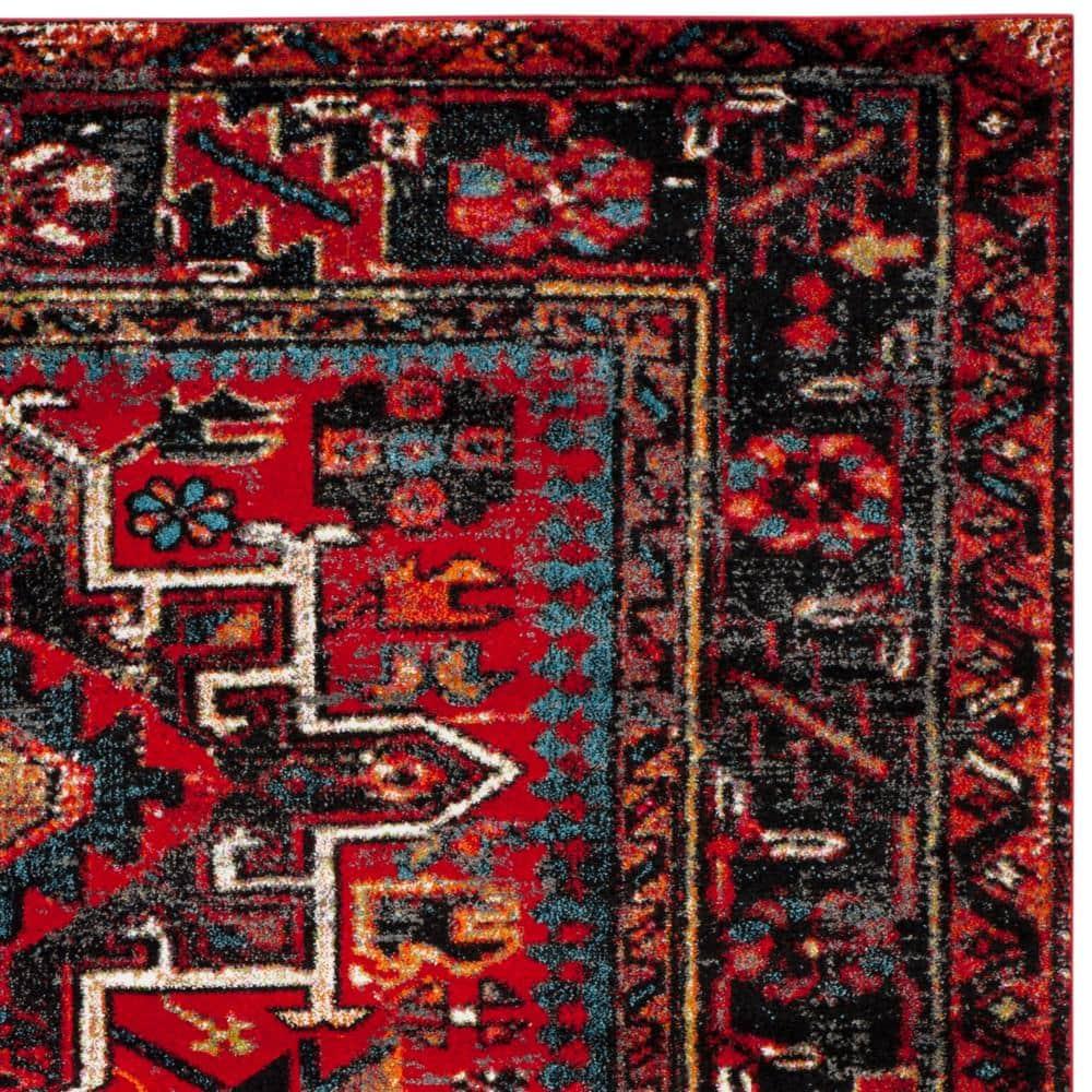 SAFAVIEH Vintage Hamadan Dania Traditional Area Rug, Red/Multi, 8' x 10'