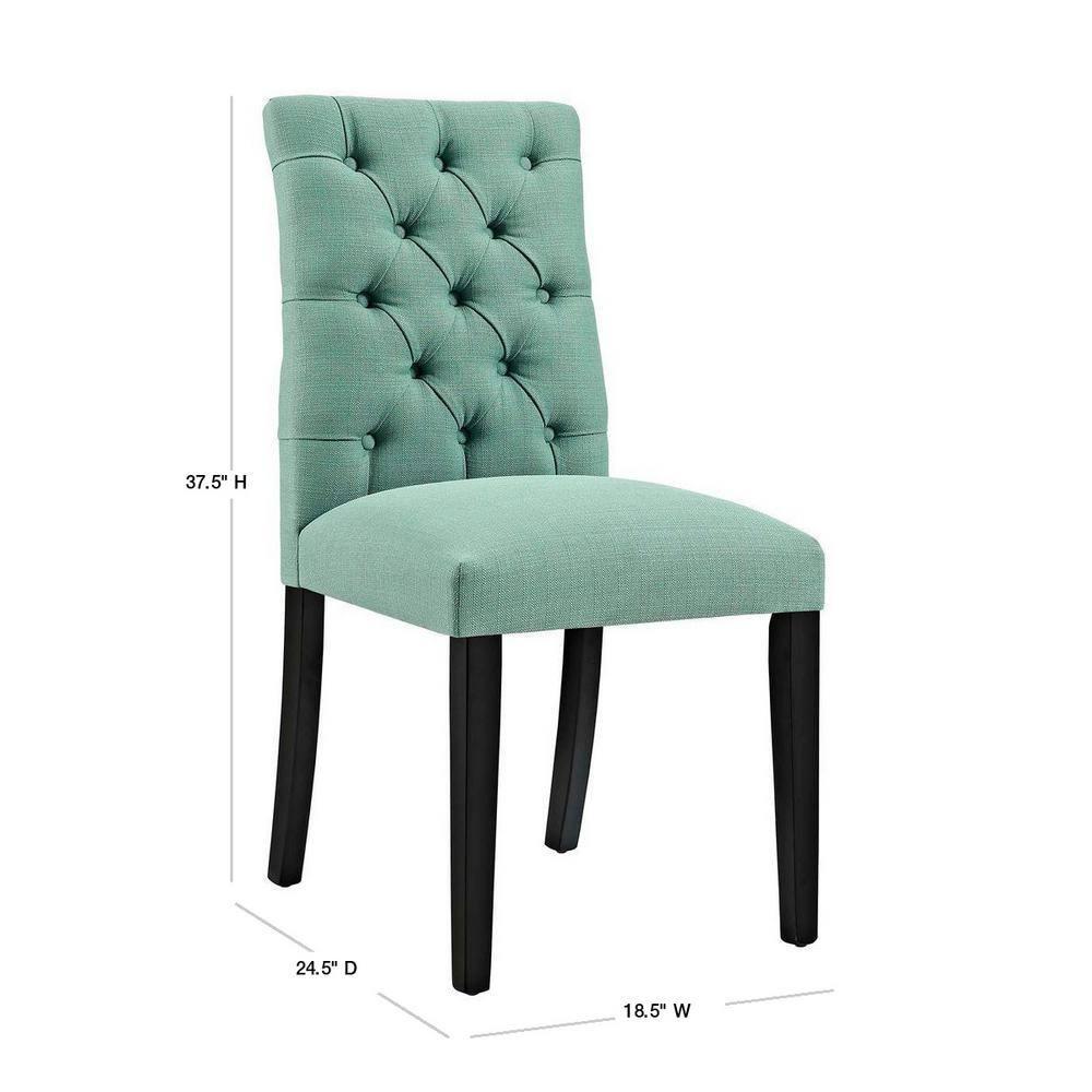 Modway Duchess Button Tufted Vegan Leather Dining Chair