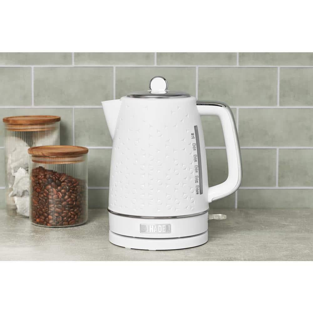 HADEN Starbeck White Electric Tea Kettle