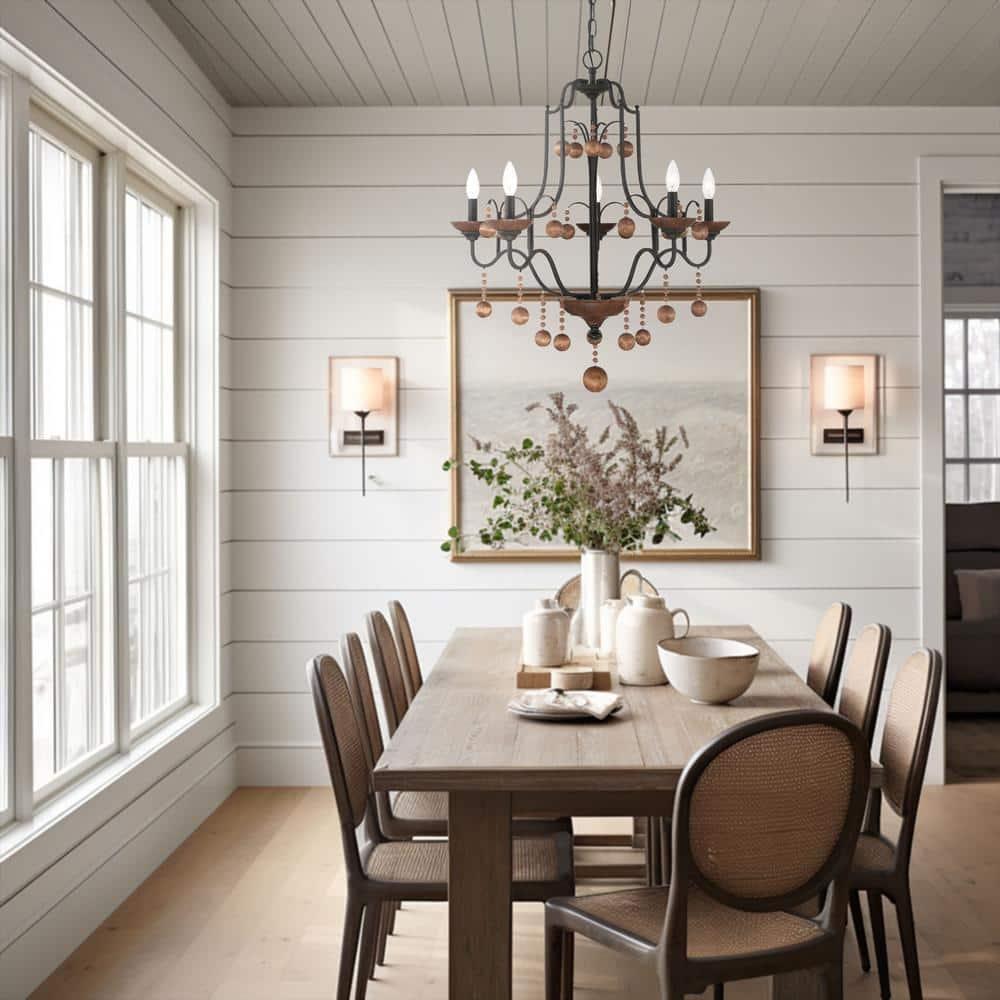 Minka Lavery - Colonial Charm - 5 Light Chandelier-31.75 Inches Tall and 28