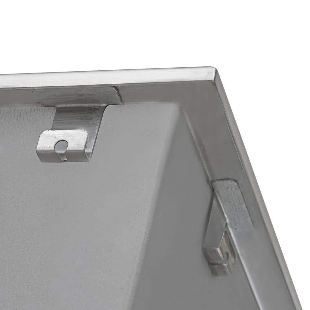 Ruvati 33 x 22 inch Drop-in Topmount Zero Radius Stainless Steel Kitchen Sink Single Bowl - 4 holes