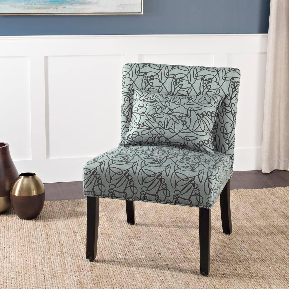 Parker Accent Chair with Pillow - HomePop