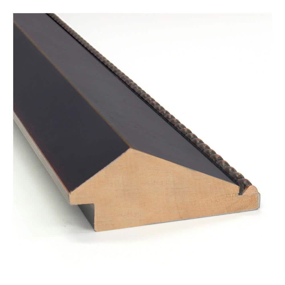 24" x 24" Signore Bronze Wood Framed Wall Mirror - Amanti Art: Square Beveled, No Assembly, Traditional Decor