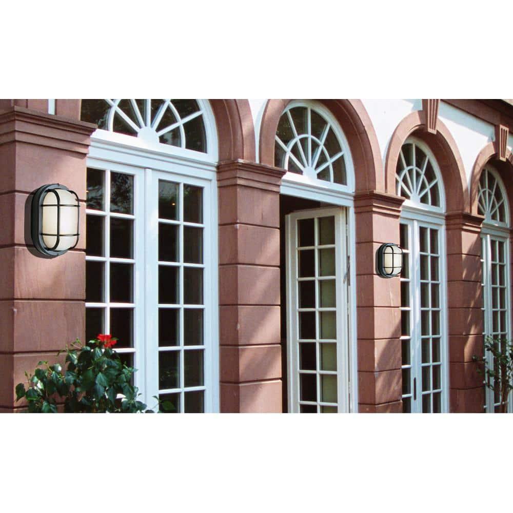 Trans Globe Lighting 41015 6.5" Width 1 Light Flush Mount Bulkhead Outdoor Wall Sconce -