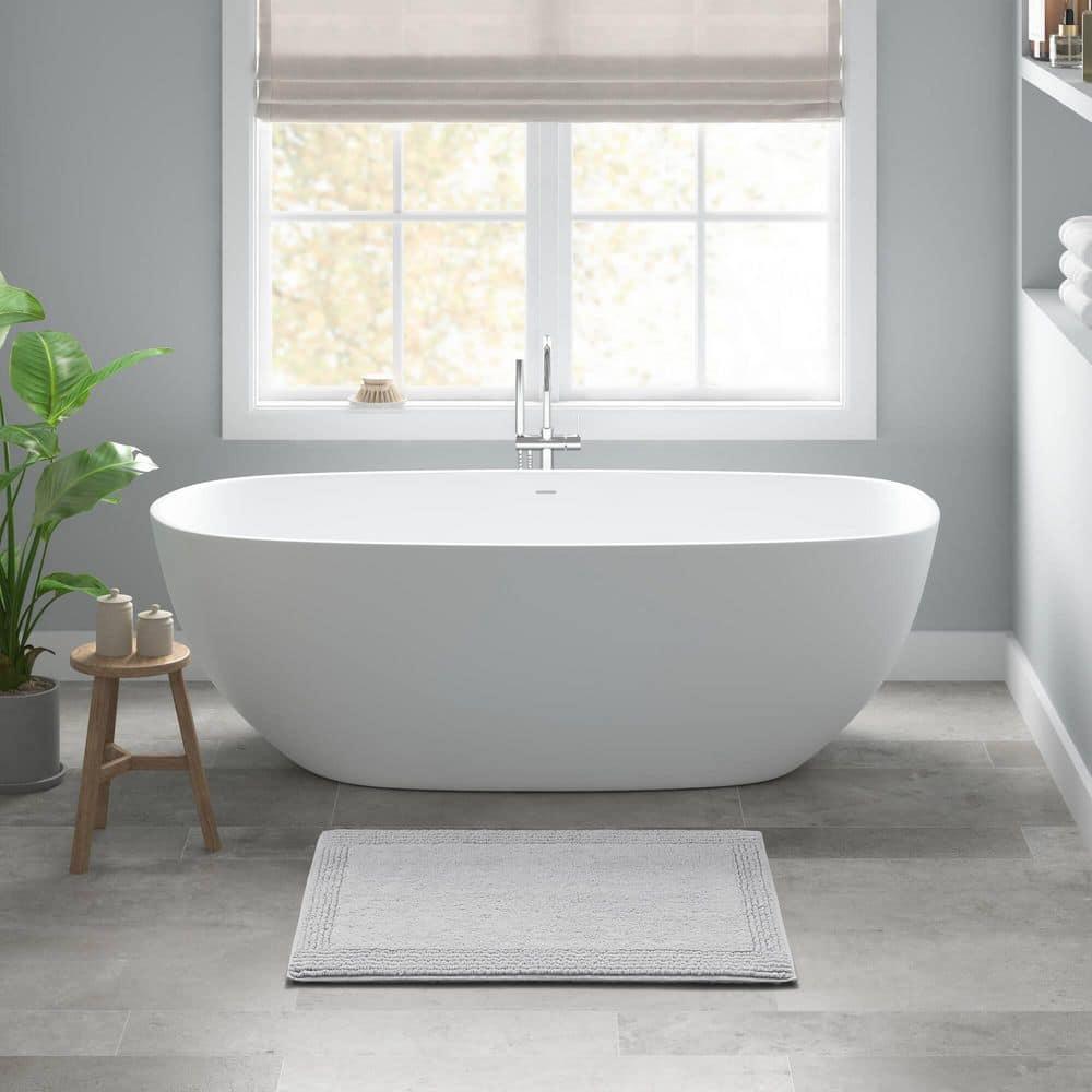 Madison Park Signature Splendor 100% Cotton Tufted 3000 GSM Reversible Bath Rug