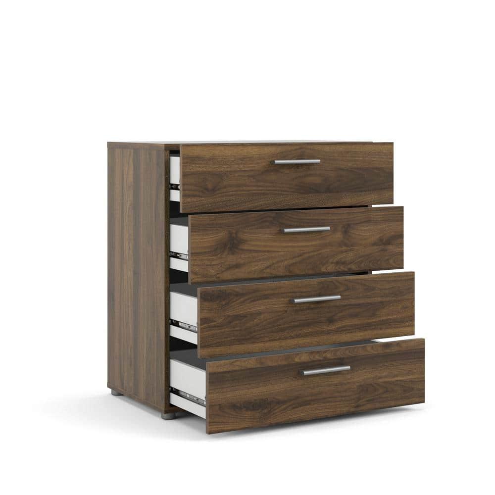 Tvilum, Austin 4 Drawer Chest, Walnut