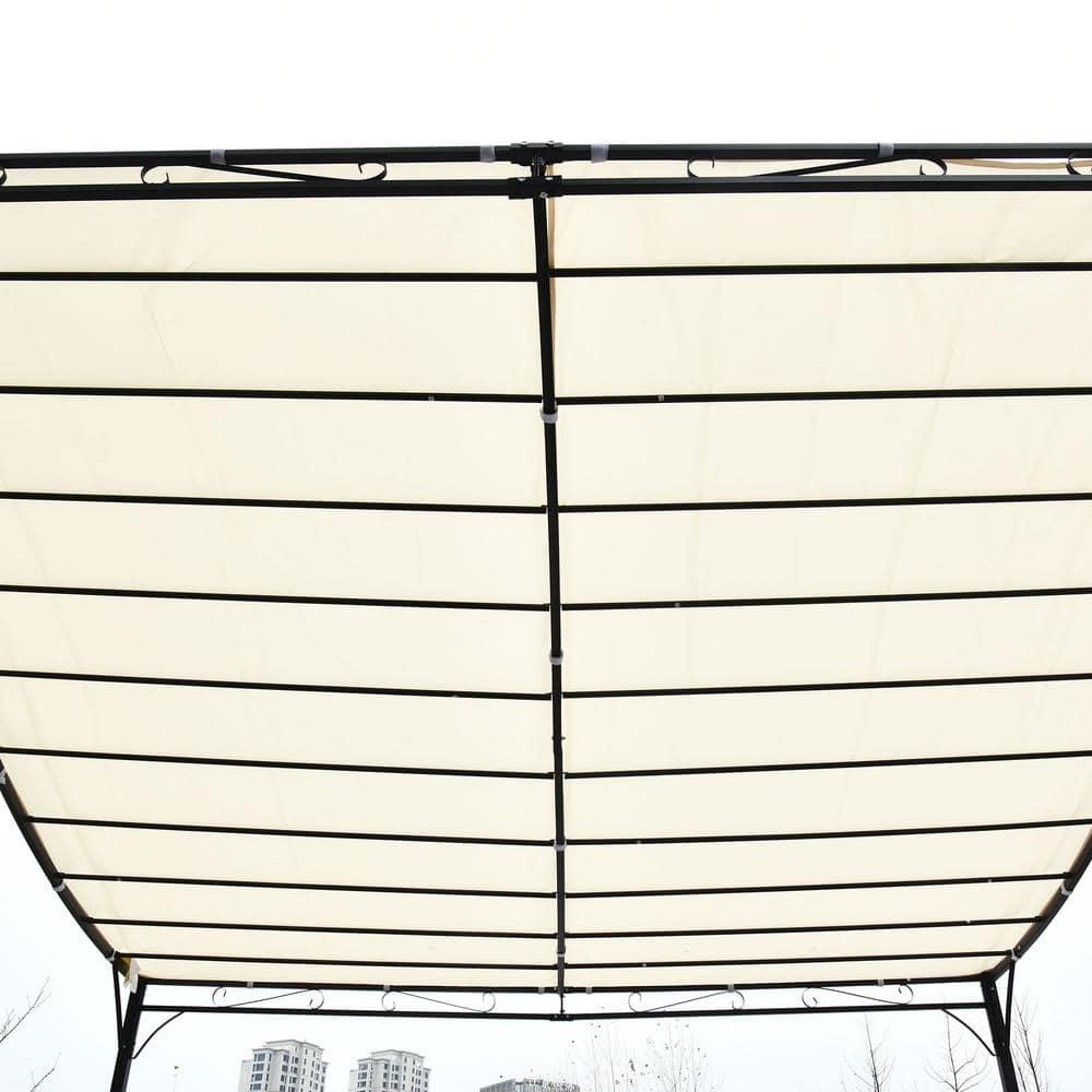 Outsunny 13 Ft.W x 10 Ft. D Canvas Pergola with Canopy