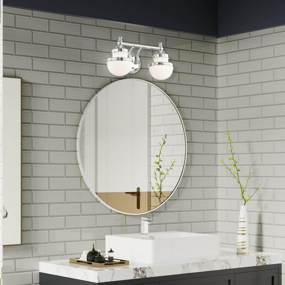 Livex Lighting Oldwick 2 - Light Vanity in  Polished Chrome