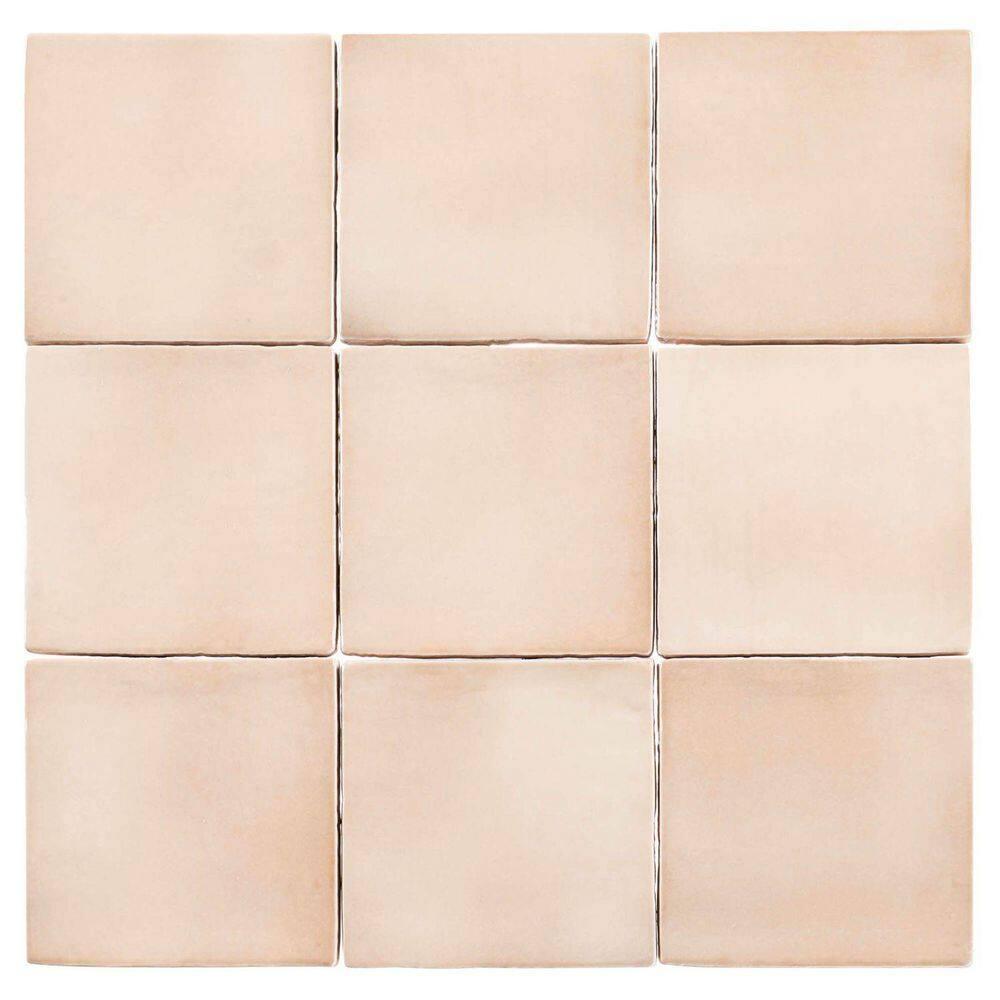 Andova Fion 4-in. Mediterranean-Inspired Glossy Ceramic Wall Tile