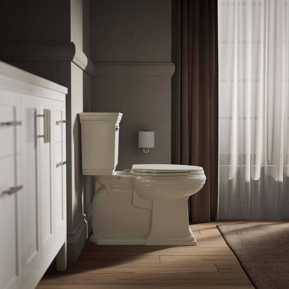 Kohler Brevia Quiet-Close Toilet Seat with Grip-Tight Bumpers and Quick-Attach Hardware