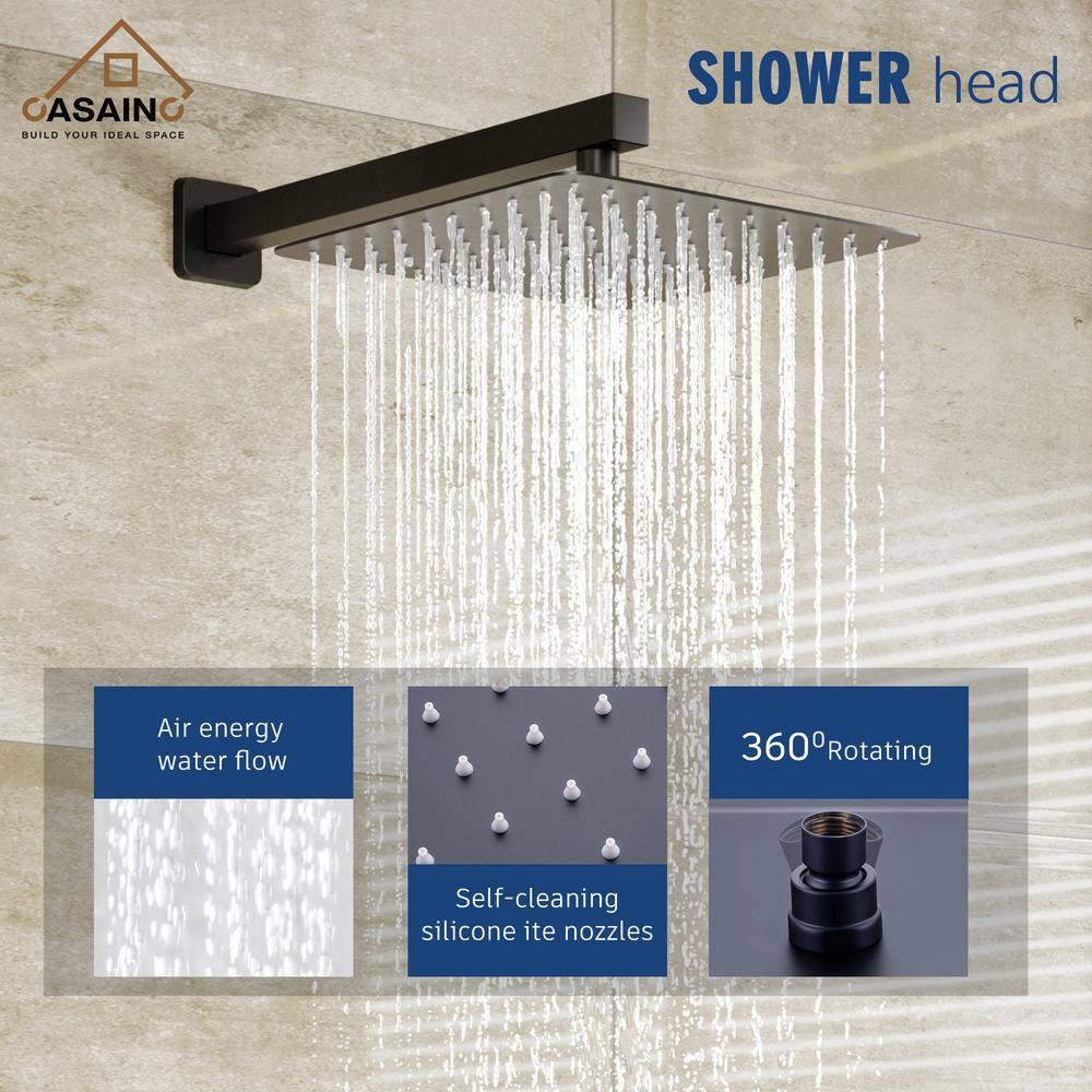 Shower Faucets & Systems All-In-One Kit with Rough in-Valve